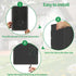 2 PCS Outdoor Speaker Cover, Wall Mounted, Weatherproof, UV Resistant, Dustproof 600D Oxford Cloth, Black (H 16" x W