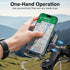 Prjrsme 4.7-6.8 Inch Bike Phone Holder, Handlebar Phone Mount for Bike and Motorcycle, Electric Scooter Mountain Bike