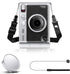 Rieibi Accessories for Fujifilm Instax Mini Evo Instant Camera, Gift Bundle with Clear Case & Lens Cap