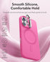 ESR 17, 17, Silicone Case for iPhone Built-in Camera Stash Stand Compatible with MagSafe, Military-Grade Drop