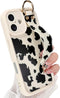 Jefonha Compatible with iPhone 16 Case with Finger Hand Strap for Girls Women,