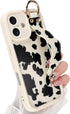 Jefonha Compatible with iPhone 16 Case with Finger Hand Strap for Girls Women,