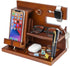 awofer Wood Phone Docking Station Nightstand Organizer for Men - Key Holder, Wallet Stand, iWatch Organizer