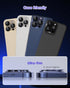iPhone 14 Pro/iPhone 14 Pro Max Camera Lens Protector, Full Coverage Metal 9H Tempered Glass Case Friendly Cover
