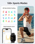 Parsonver Smart Watch 5ATM Waterproof Fitness Tracker with 100+ Sports Modes, 1.8" HD Touch Screen