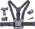 Adjustable Mobile Phone Chest Strap Harness Mount, Black, Compatible with GoPro Hero, iPhone, DJI Osmo Action Cameras