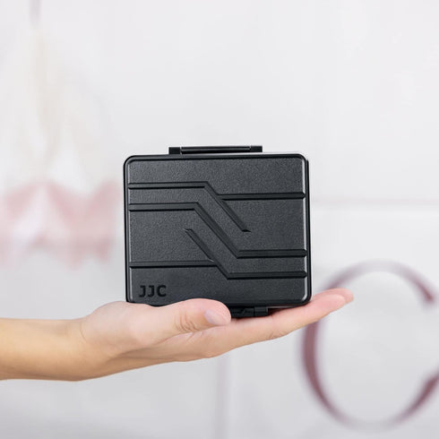 JJC LP-E6 EN-EL15C NP-W235 FZ100 16 6 3 2 Camera Battery and Memory Card Case with Labels,DSLR SLR Battery Organizer
