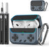 Inesore Case for AirPods Pro 2nd Generation with Cleaner Kit, Compatible with AirPods Pro 1st 2019, Black