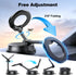 Uprosdik 3000gf 360 Black Magnetic Phone Holder for Car, Vacuum Suction & Magnet, Adjustable Dashboard Mount