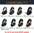 SOULWIT Earpads Replacement for SteelSeries Arctis 1/3/5/Arctis 7/7+/7P/7P+/7X/7X+/9/9X/Pro/Prime(Do Not Fit Any Arctis Nova) Headset, Ear Pads Cushions with High-Density Foam (Arctis CG Black)