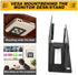 GZQIUYI PS4, Adjustable Small Device Holder, Wall Mount or VESA Mount Streaming Media Player Stand for WII, Switch