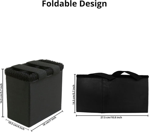 EnouTech 7 Inch FW703, FW759, LUT7, T7 Monitor Hood/Sunshade, Foldable and Portable Universal Fit Shade with Elastic