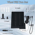 Solar Panel Charger for Ring Cameras, 5V Solar Charger, Compatible with Ring Spotlight Cam, Stick Up Cam, Outdoor