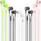 Wired Earbuds with Microphone 5 Pack, in-Ear Headphones with Heavy Bass, High Sound Quality Earphones for iPad, Laptop,
