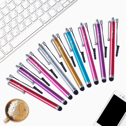 Wisdompro Stylus Pens for Touch Screens, 9 Pack with Lanyard Tether for iPad, iPhone, Samsung & All Devices