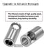 RCarmumb 8MM 5MM Car,5PCS M1.0 M1.5 8MM to Pinion Reducer Sleeve Upgrades Parts for Sledge Remote Control Stainless
