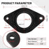 RED WOLF Tweeter Speaker Adapter Spacer Rings 1.5 Inch Cutout for Select Toyota Tacoma 4Runner 2005-2023, Subaru WRX Forester 2015-2022 Replace Center Dashboard Audio Install Front Dash