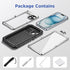 Mitywah Heavy Duty Waterproof Case for iPhone 15, Full Body Underwater Protective Metal Case with Built-in Screen