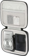 khanka Hard Travel Case Replacement for Canon PowerShot ELPH 180/190/360 Digital Camera in Black