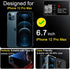 Ferilinso 2 Pack Screen Protector for iPhone 12 Pro Max with 2 Pack Tempered Glass Camera Lens Protector Phone Case Friendly Ultra Accessories Protector de Pantalla for Apple iPhone 12 Pro Max