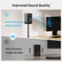PERLESMITH Universal Speaker Stands for Surround Sound, Holds up to 11LBS, Adjustable Height for Satellite & Bookshelf