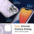 MOCCA Slim Shockproof Case for iPhone 13 Pro Max 6.7", Clear, with Glass Screen & Camera Lens Protectors, Compatible