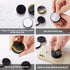 Weewooday 30-Pack Black Phone Grip Holders with Double-Sided Adhesive for Custom DIY