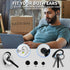 Wireless Bluetooth Headset with 500mAh Charging Case, 80 Hours Talking Time, V5.1 Hands-Free Earphones for