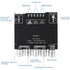 DiGiYes 2.1 50W 2+100W 12V-24V Bluetooth Power Amplifier Board with Subwoofer Channel x DC Audio Power Amplifier Module
