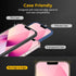 UNBREAKcable 3-Pack Tempered Glass Screen Protector for iPhone 14/13/13 Pro, 6.1 Inch, Easy Install Frame, Shatterproof.