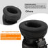 SOULWIT Cooling Gel Earpads for Audio-Technica ATH M50X/M40X, HyperX Cloud, SteelSeries Arctis, Black