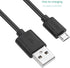 Smays 25 ft Extra Long Micro USB Cable for Wyze Cam & Nest Camera - Black Power Cord Replacement