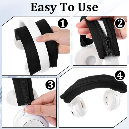 Xinjoduz 2 Headset 1.18"/3cm) Xindojuz PCS Headphone Headband Cover, Silicone Soft Headphones Replacement, Dustproof