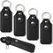 Sorcristy 5PCS USB Drive Holders PU Leather Flash Drive Case Black Portable Small