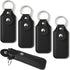 Sorcristy 5PCS USB Drive Holders PU Leather Flash Drive Case Black Portable Small