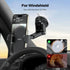 APPS2Car 15W Suction Phone Mount Wireless Car Charger, Dashboard Wireless Charger for Car, Compatible with iPhone
