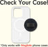 Sonix Magnetic Phone Grip, MagSafe Silicone Ring Loop Grip - Detachable Holder for Hand, Soft MagSafe Grip | Glitter