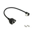 SinLoon RJ45 Ethernet Adapter Cable, 90 Angle Right Male to Female for CAT 5/CAT 6 LAN Ethernet