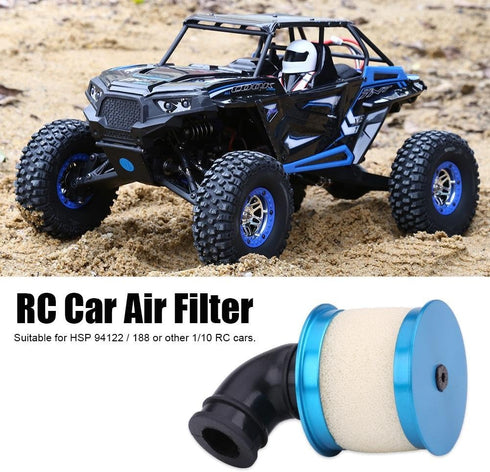 1/10 94122/188 RC Air Filter, Replacement Air Filters for Scale RC Cars Compatible with (Blue)