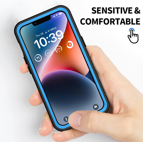 BEASTEK iPhone 14 Waterproof Case, FSN Series Underwater Shockproof Dustproof with Built-in Screen Protector, 6.1''