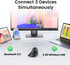 UGREEN Vertical Mouse Wireless, Bluetooth 5.0+2.4G Ergonomic Mouse, 5 Buttons, 1000/1600/2000/4000 DPI, Black