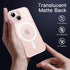 JETech Magnetic Case for iPhone 13 Mini 5.4-Inch, Compatible with MagSafe, Slim Shockproof Translucent Matte Phone Cover