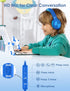 Kids Over-Ear Headphones with Cord, Microphone, 85/94dB Volume Limit, Wired Headphones for School, Toddler Headphones