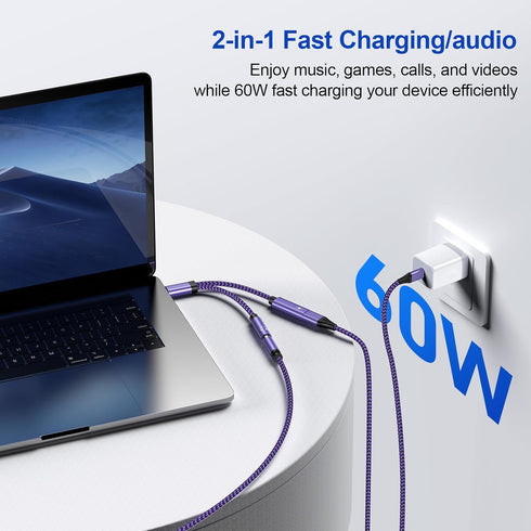 USB C Samsung Headphone Adapter for Galaxy S24 S23 FE S22 Ultra, USB C to 3.5mm Aux Audio Headphone Jack