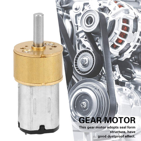 6V 60 RPM/100 RPM/300 RPM/600 Toy(300RPM) DC RPM Micro Speed Reduction Motor Micro Metal Gear Box for RC Car Robot DIY
