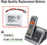 BT446 BT-446 Phone Battery Compatible with Uniden BBTY0503001 BT-1004 BT-1005, 3-Pack, 3.6V 800mAh