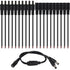 ATNSINC 10Pairs 12v DC Power Cable Male Female Connectors 2.1mm x 5.5mm DC