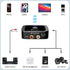 SONRU 6.0 24-Hour 3.5mm/RCA, Bluetooth Receiver, Bluetooth Adapter for Old Receiver, Low Latency, Battery Life with AUX