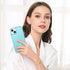 BENTOBEN Magnetic iPhone 13 & 14 Case, Lake Blue Translucent Matte Phone Cover Compatible with MagSafe