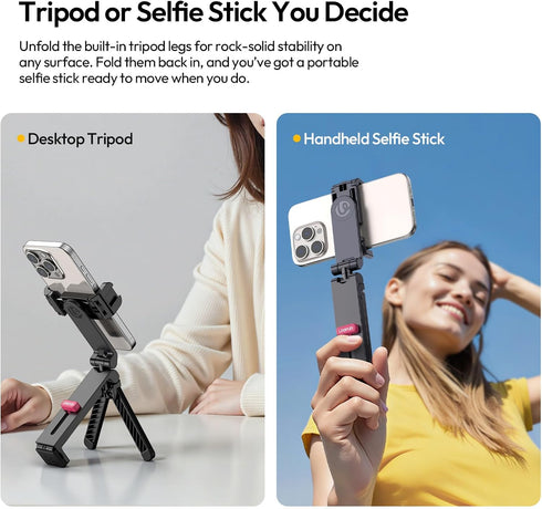 ULANZI MA89 2025 360 Foldable Airplane Phone Holder Mount, Rotation Airplane Travel Essentials, Long Flight Must Haves